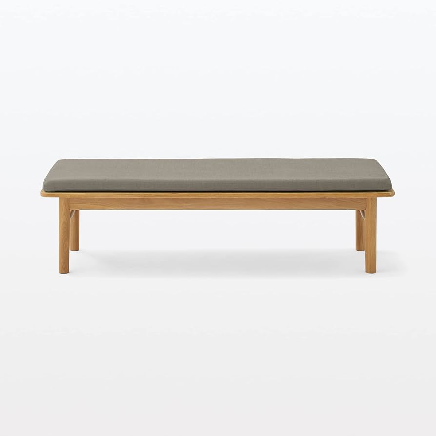 Amazon｜無印良品 木製リビングダイニングベンチ 幅150×奥行46×高さ